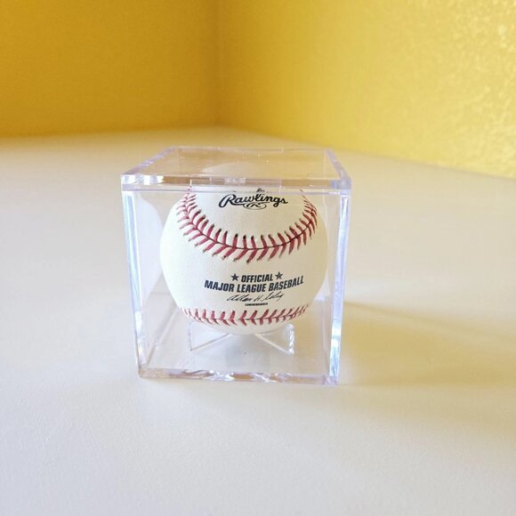 MLB Other - Ralph Branca MLB Los Angles Dodgers W/ Case Rawlings Autographed Signed Baseball